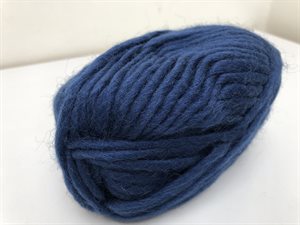 Tyk blød uld - uspundet lækker fiber i royal blue